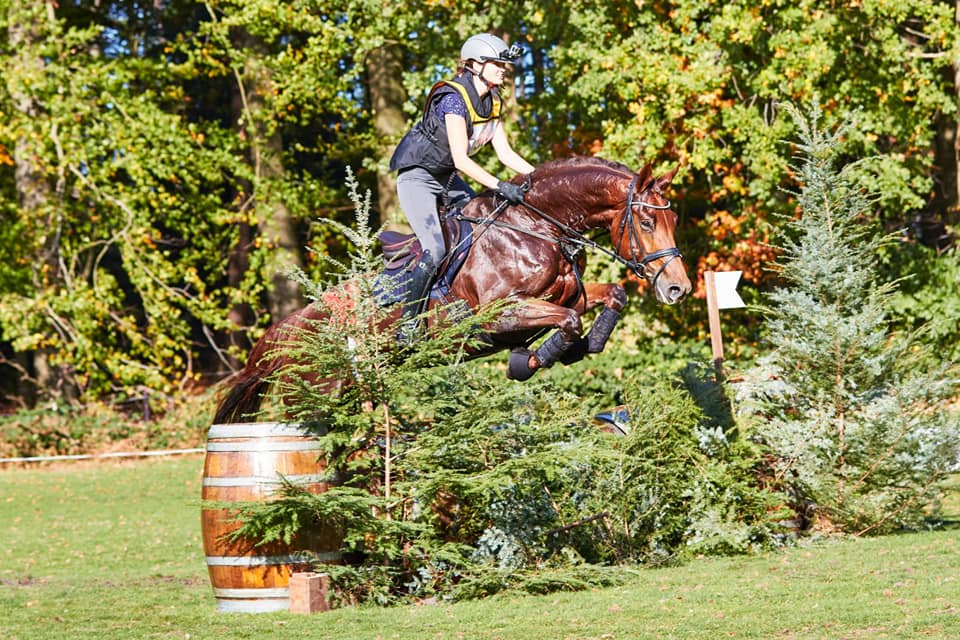 Gina Barina at Dutch Nationals Eventing L class 2019