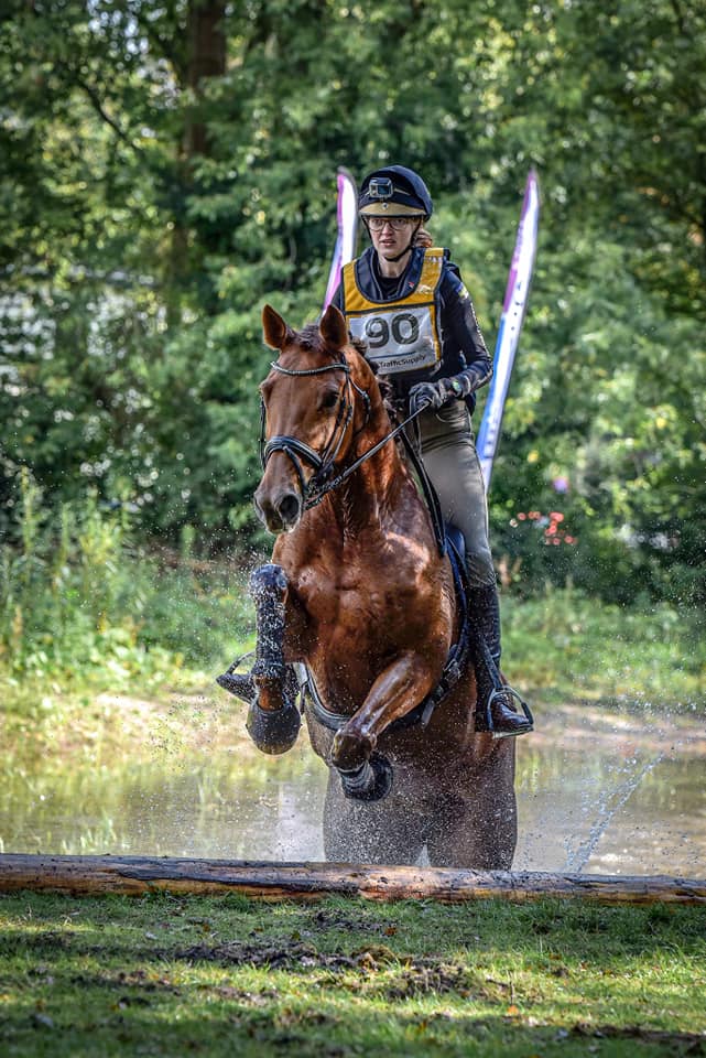 Gina Barina at Dutch Nationals Eventing L class 2019